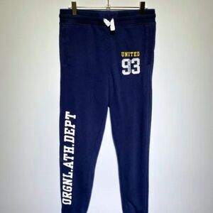 H&M Boys Navy United 93 Vibes Track Pants Size 14Y